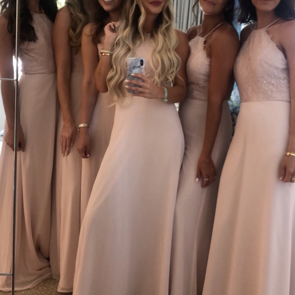 Hayley Paige Bridesmaid Dress Style 5715 - Picture 3 of 4